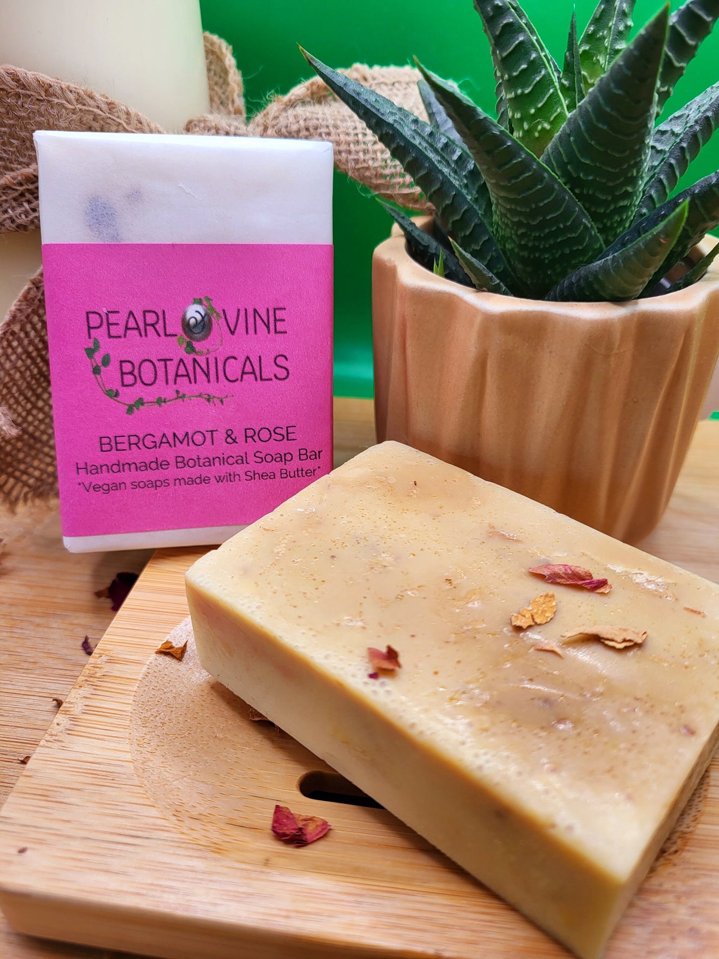 Bergamot & Rose Soap Bar 100g